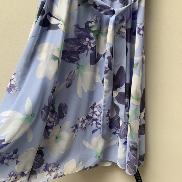 Roman lilac floral chiffon dress size uk 12 *new* - Picture 3 of 12